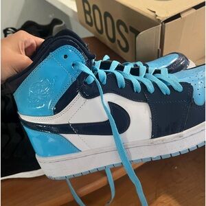 Retro highs OF “blue Chill” jordan 1s